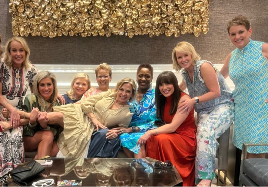 Pat James Dementri with her QVC friends.