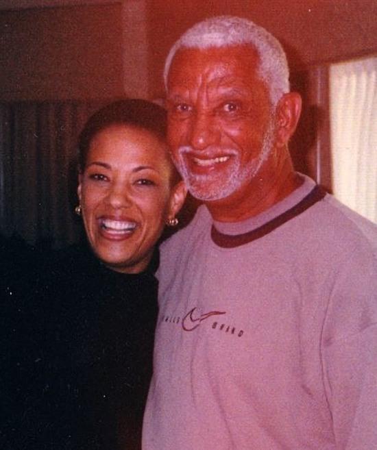 Leah Williams With Her Father