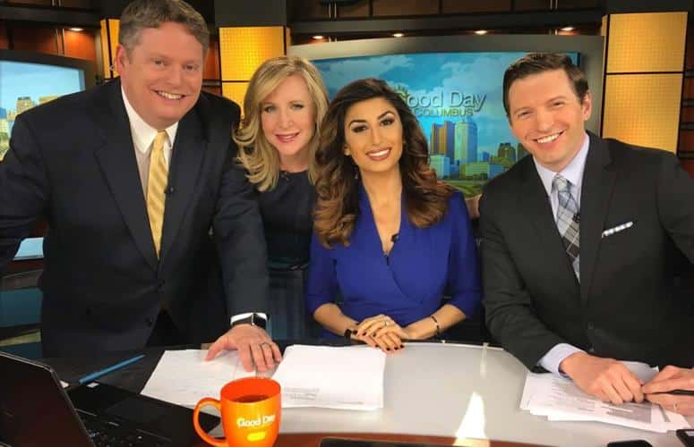 Courtney Khondabi with her QVC Collegues