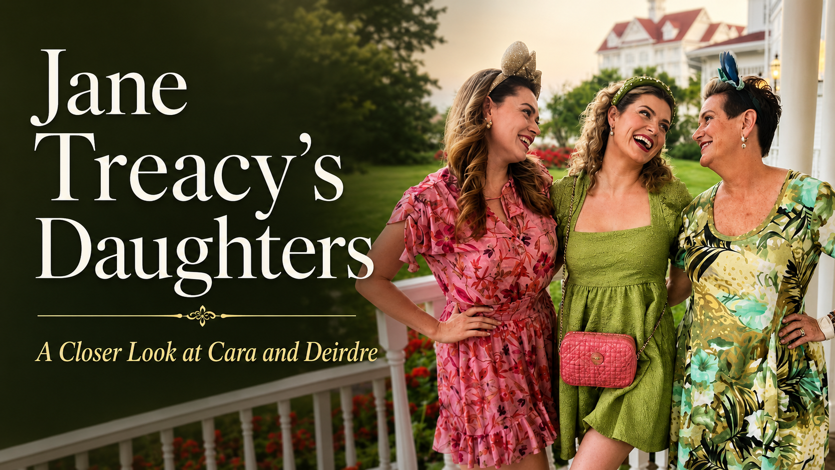 Jane Treacy Daughters Cara and Deirdre