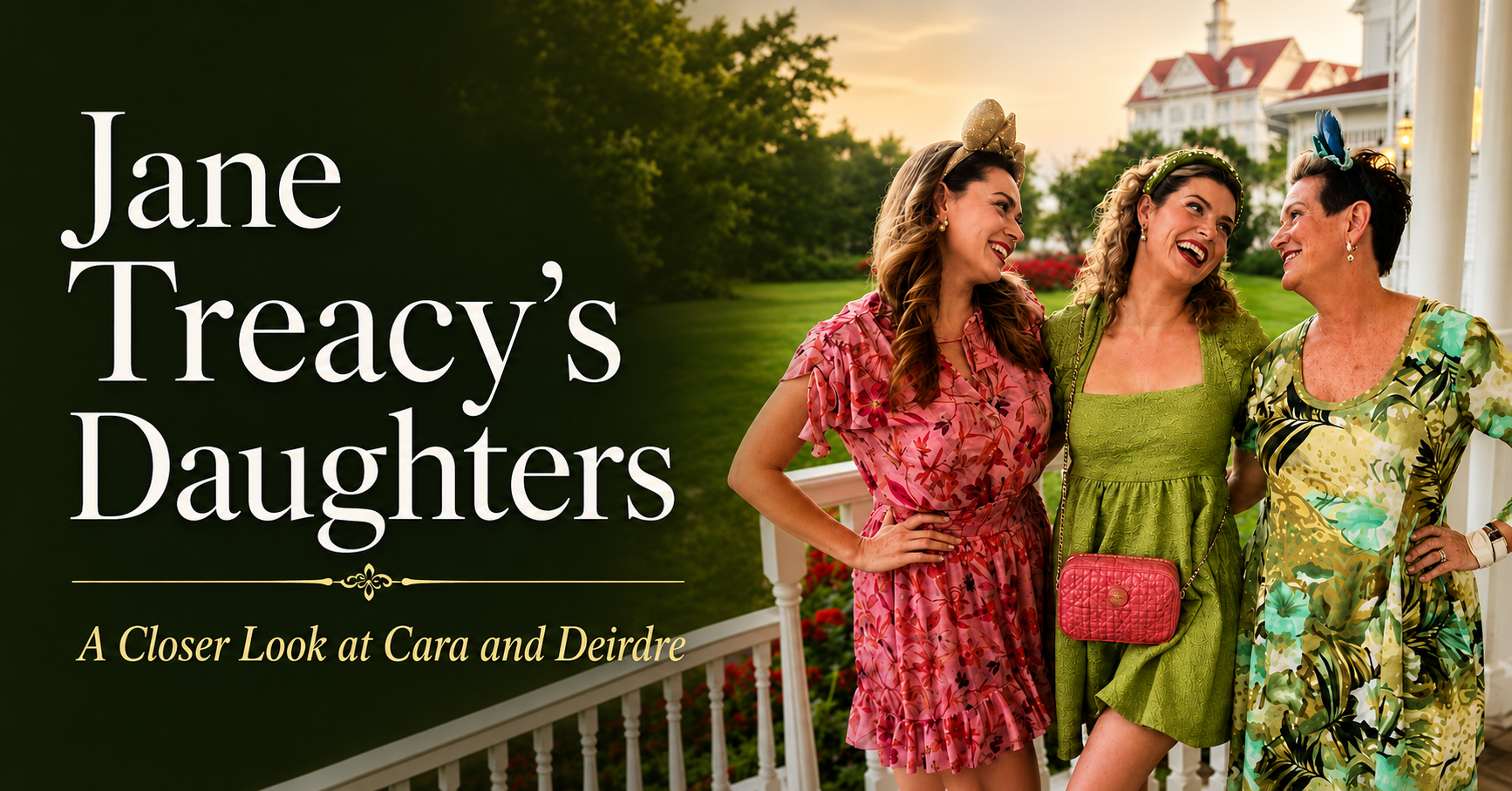 Jane Treacy Daughters Cara and Deirdre